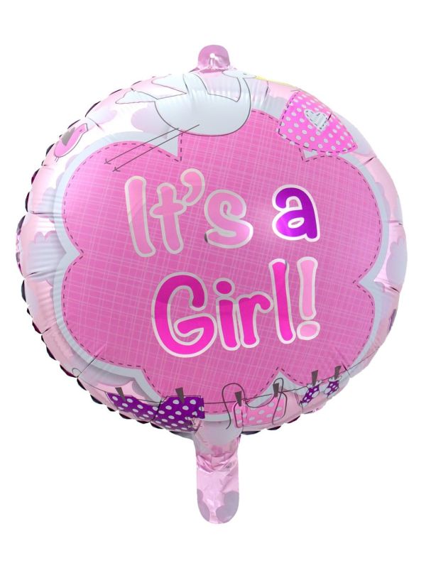 Geboorte Meisje Babyshower Folieballon