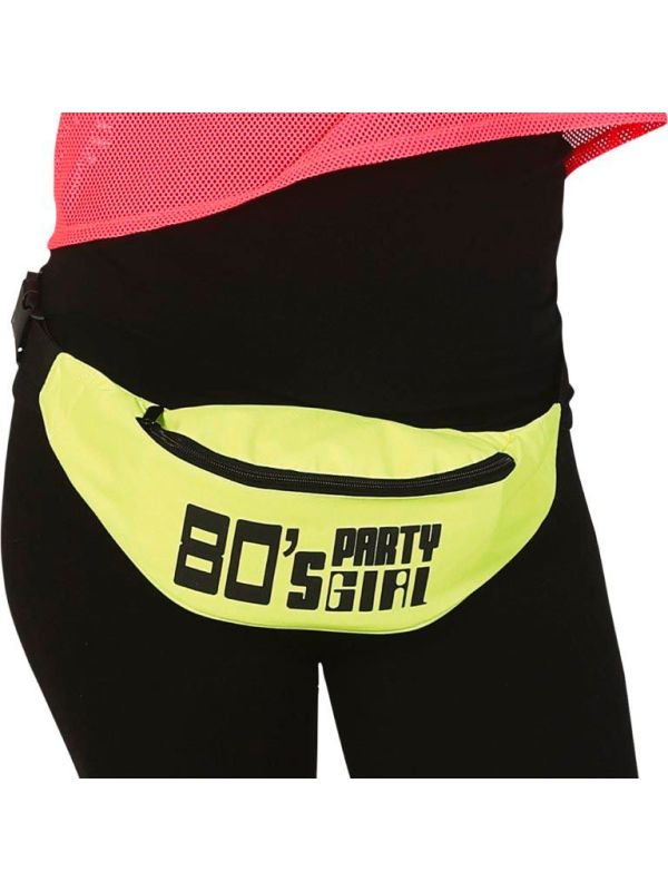 Geel Heuptasje 80's Party Girl