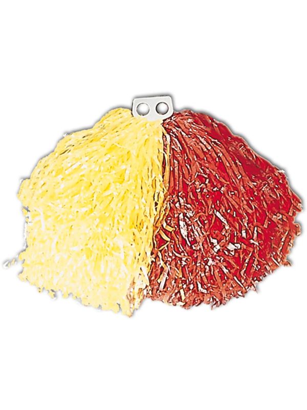 Geel Rode Cheerleader Pom Pom