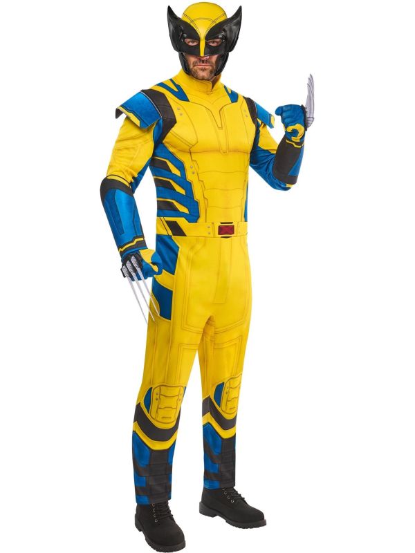 Geel Wolverine Kostuum Heren Deadpool and Wolverine