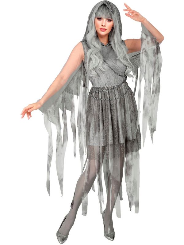 Geest Kostuum Dames Grijs