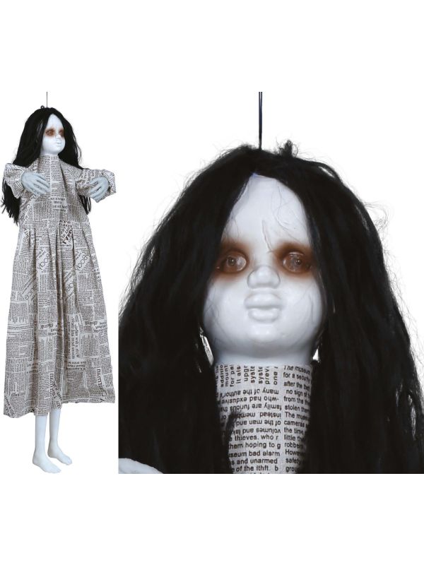 Geest Meisje In Kranten Jurk Halloween