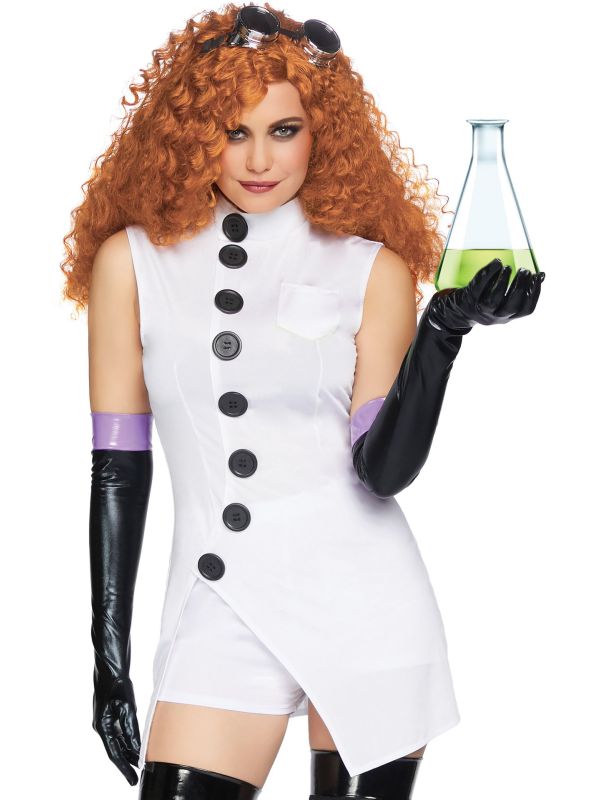 Gekke wetenschapper kostuum dames