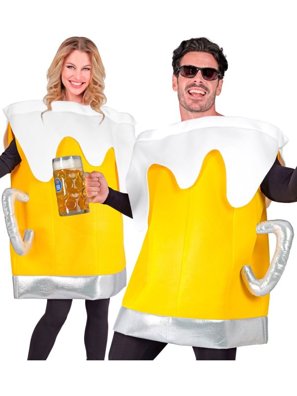 Gele Bierpul Kostuum