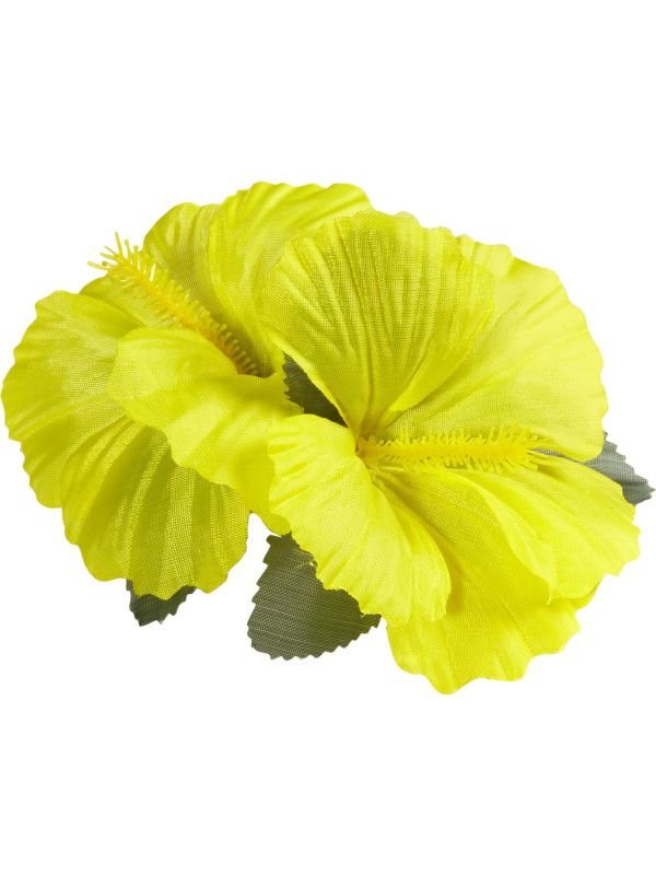 Gele Bloemen Haarclip