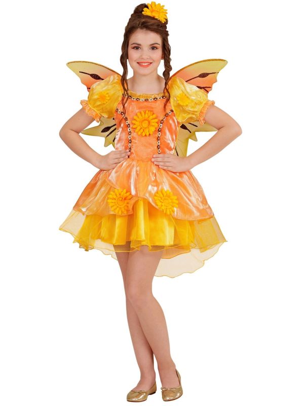 Gele Fee met Vleugels Kind