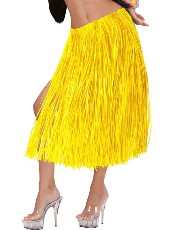 Gele Hawaii Midi Rok