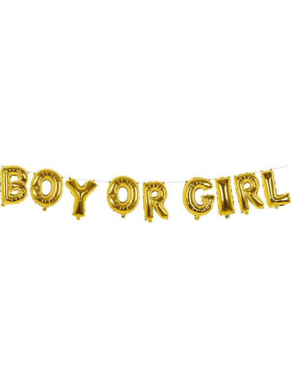 Gender Reveal Party Folieballon Slinger