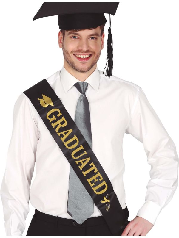 Geslaagd Graduated Sjerp Zwart Goud