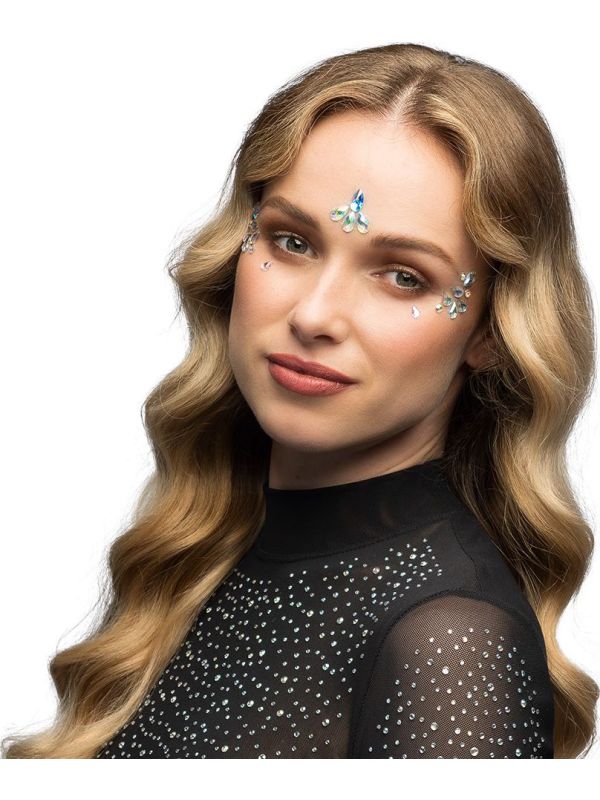Gezichtsjuwelen Festival Setje Diamant
