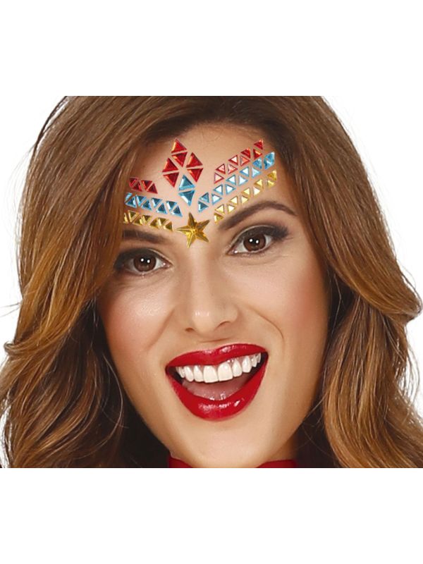 Gezichtsjuwelen Wonder Woman