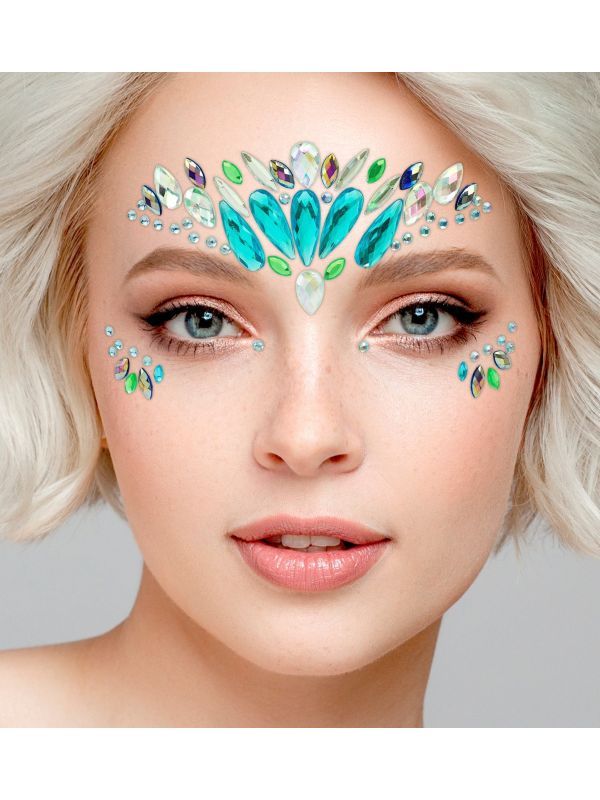 Gezichtsjuwelen Zeemeermin