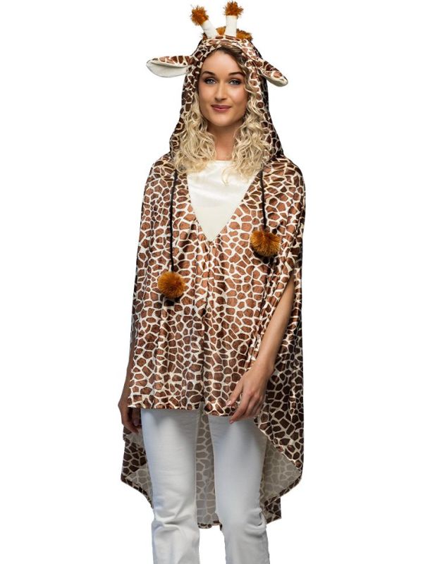 Giraffe Poncho Volwassenen