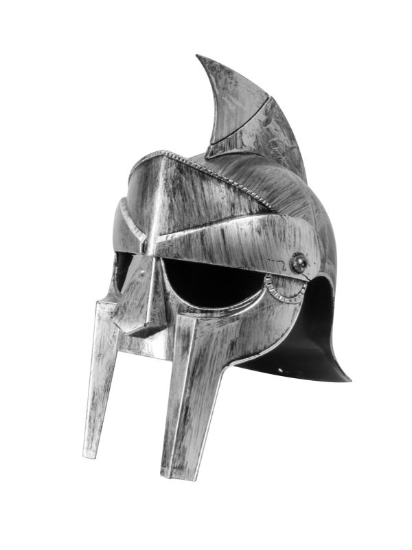 Gladiator Helm Zilver Heren Carnaval