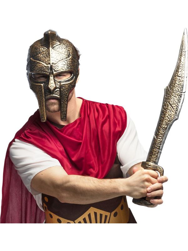 Gladiator Masker en Nep Zwaard