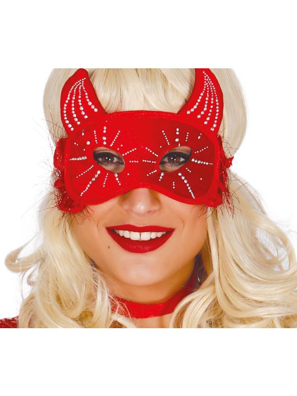 Glamorous Duivel Oogmasker