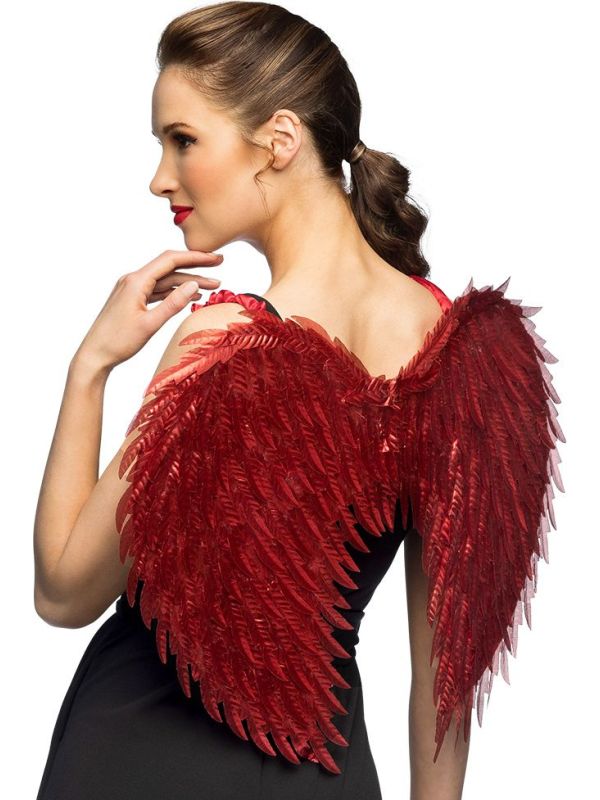 Glamoureuze Rode Engelenvleugels