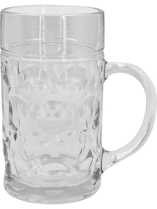 Glazen Bierpul 1 Liter