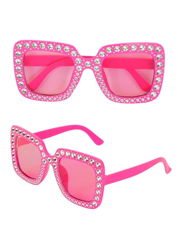 Glitter Bril Roze Dames Heren