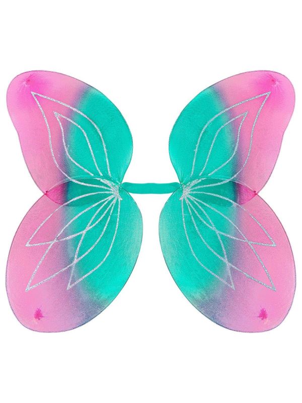 Glitter Vleugels Roze Blauw Kind