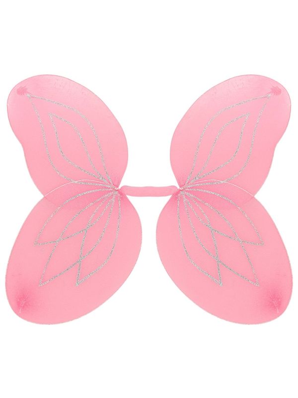 Glitter Vleugels Roze Kind