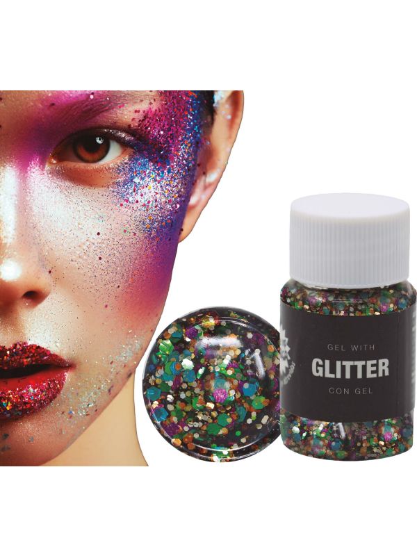Glittergel Multikleuren