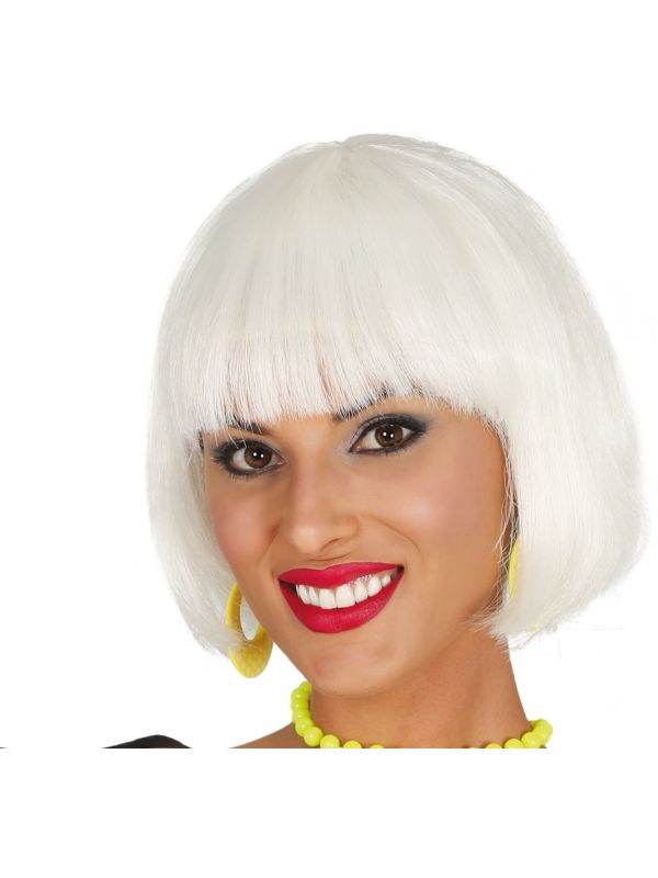 Glow In The Dark Boblijn Pruik