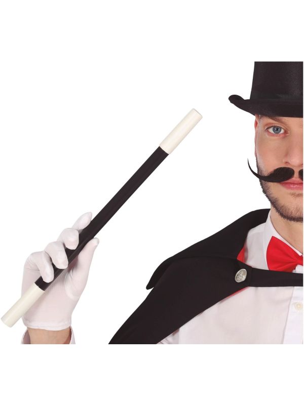 Goochelstaf Zwart Wit 36cm