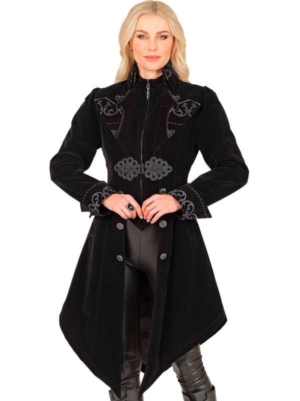 Gothic Jas Halloween Zwart Dames