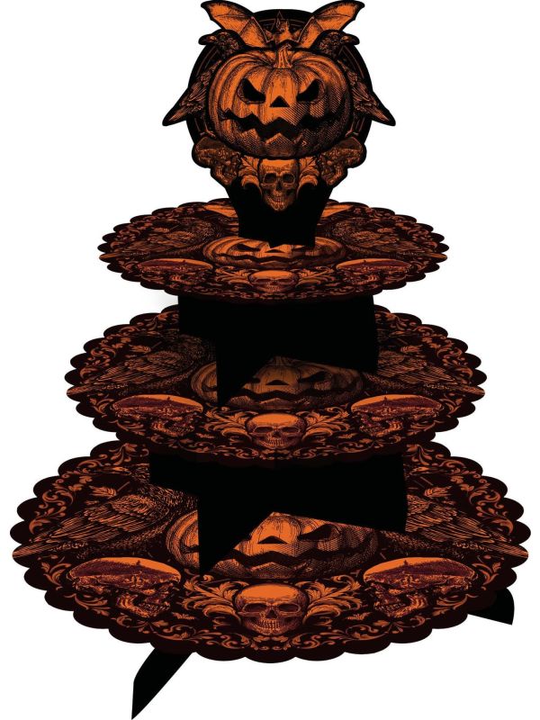 Gothic Pumpkins Etagere