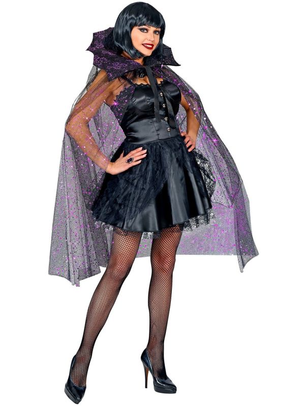 Gotische tule glitter cape