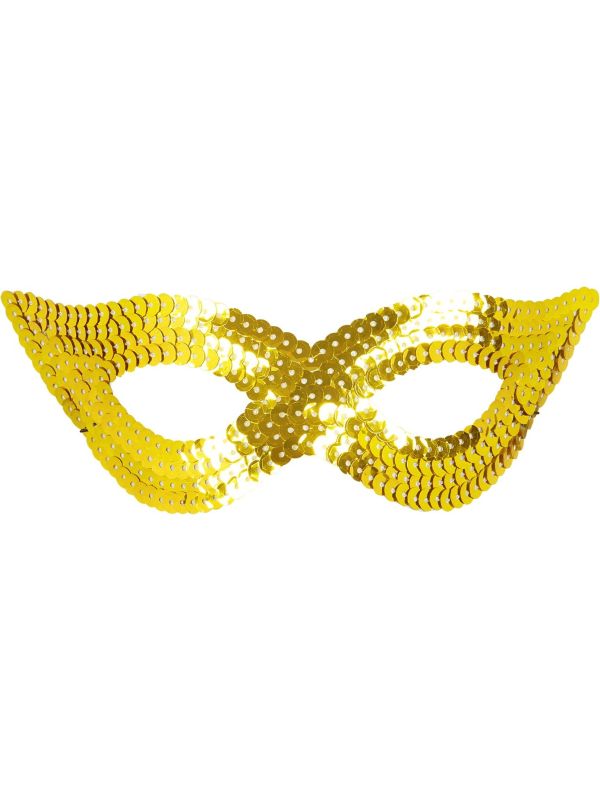 Goud Pailletten Oogmasker
