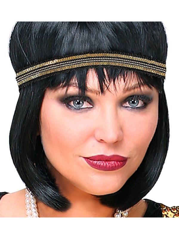 Goud Zwarte Retro Hoofdband