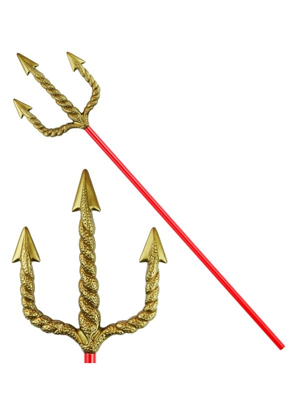 Gouden Duivelsvork met Rode Stok
