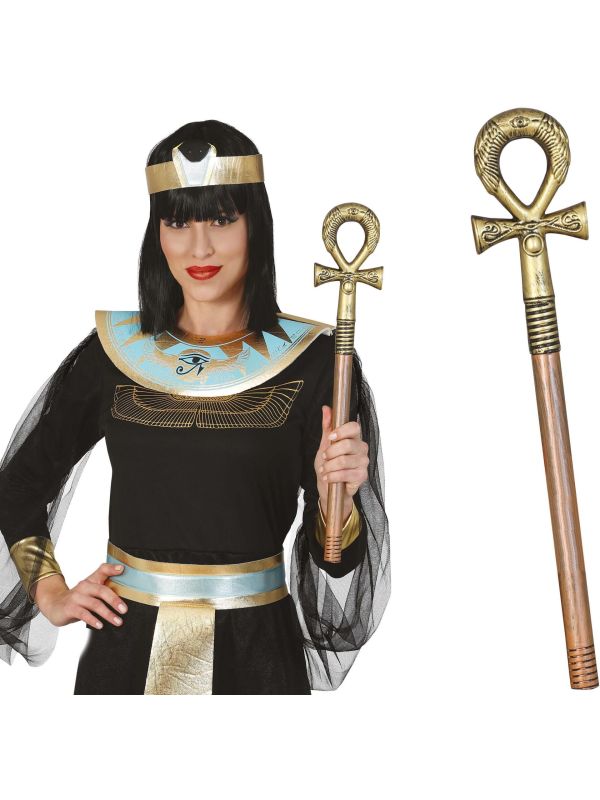 Gouden Egyptische Scepter 50cm