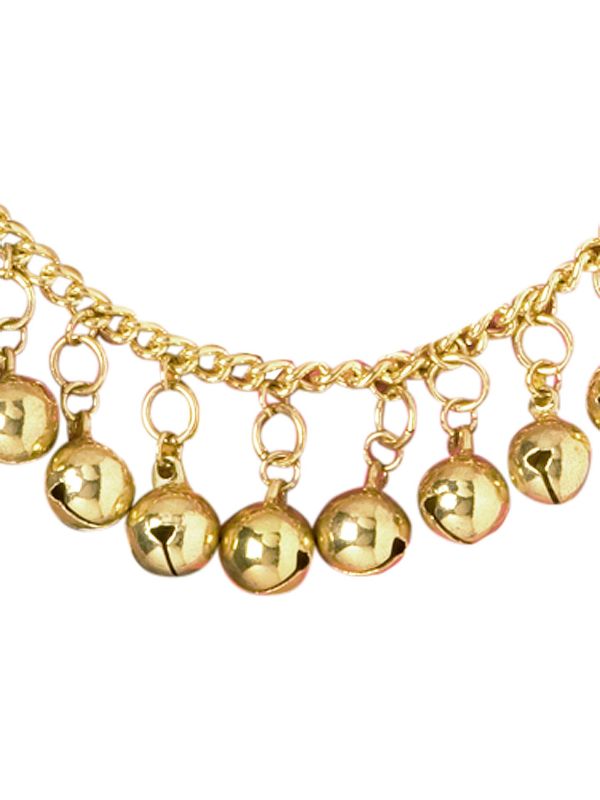Gouden Enkelband met Belletjes