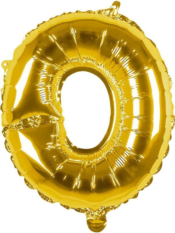 Gouden Folieballon Letter O