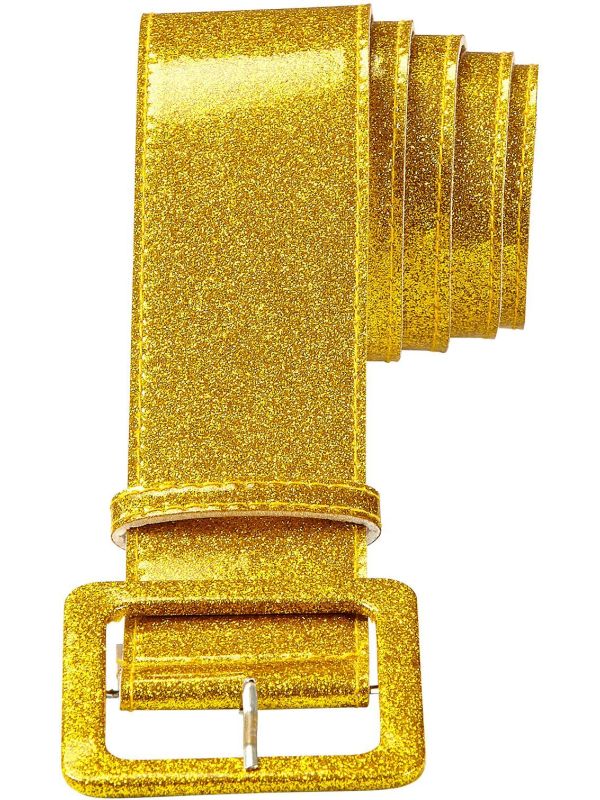 Gouden Glitter Riem Dames