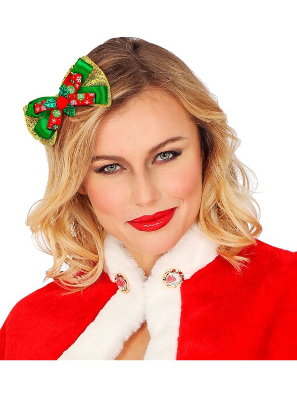 Gouden Glitter Strikje Kerstmis