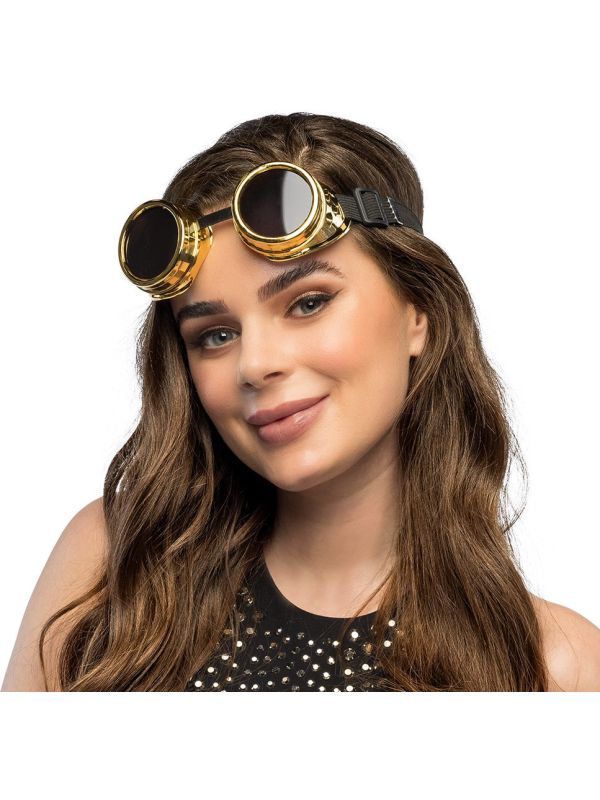 Gouden Goggles Ravebril