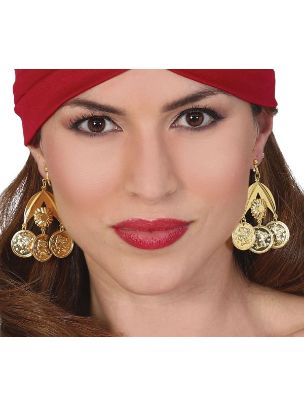 Gouden Gypsy Oorbellen