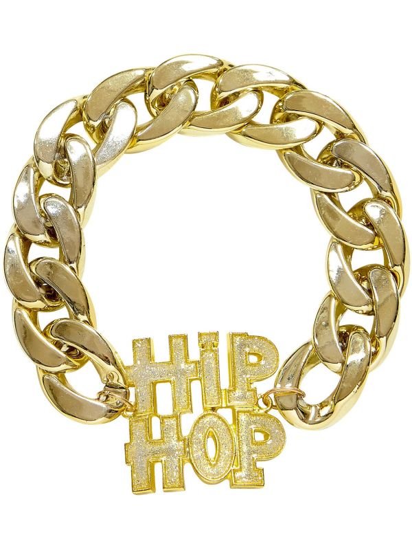 Gouden Hip Hop Armband