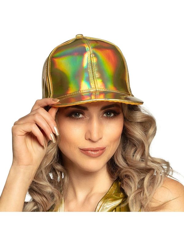 Gouden Holografische Pet