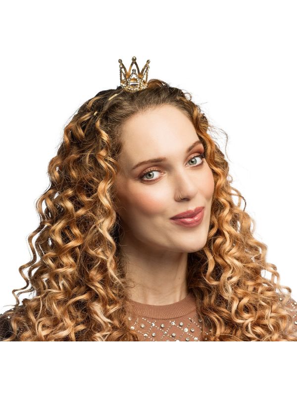 Gouden Koningin Diadeem Dames