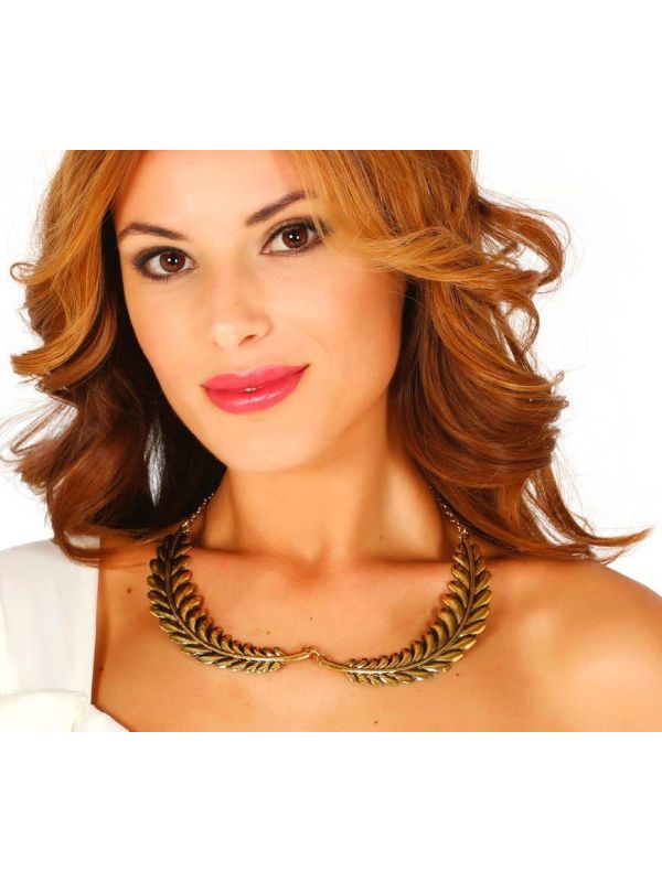 Gouden Laurierblad Ketting