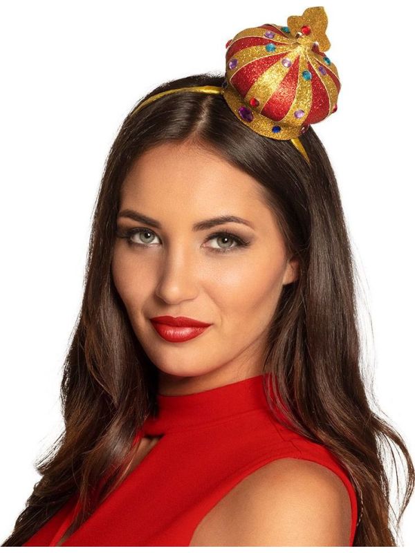 Gouden Minikroon Haarband