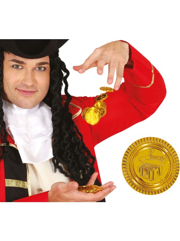 Gouden Nep Piraten Munten set 25 Stuks