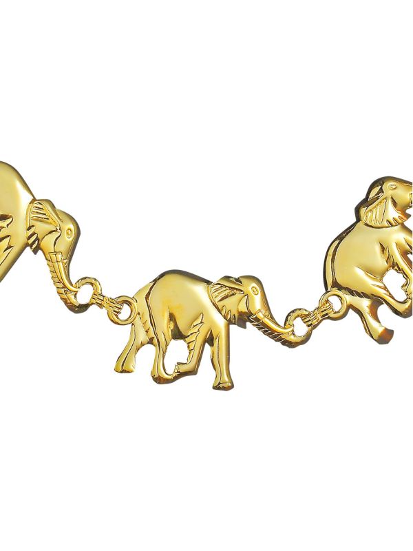 Gouden Olifanten Ketting