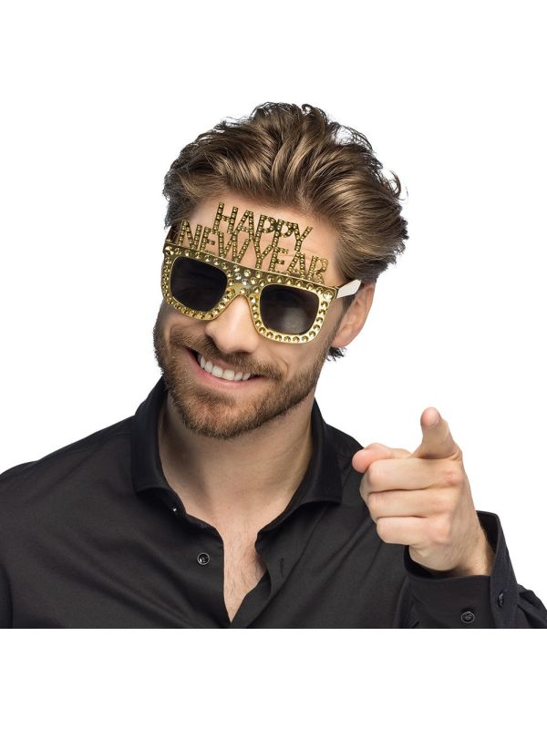 Gouden Oud en Nieuw Partybril