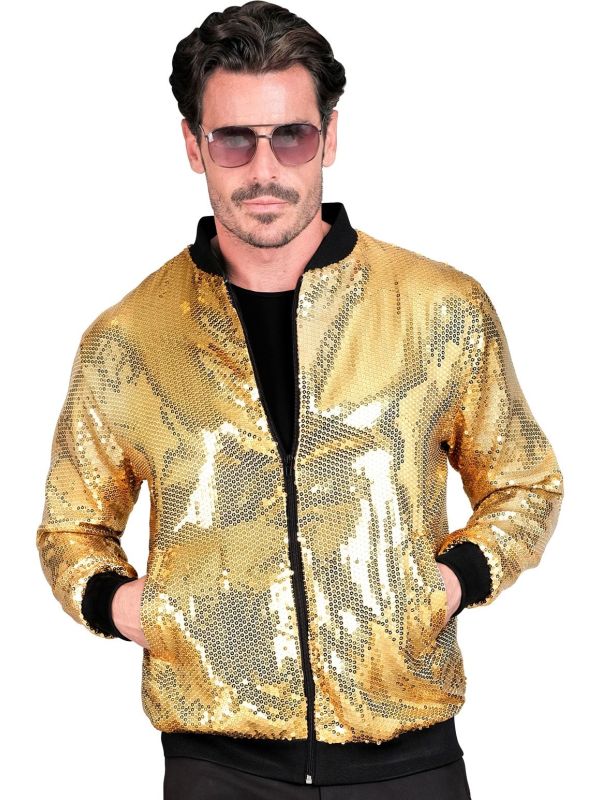 Gouden Pailletten Foute Trainingsjas